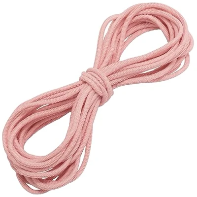 Imagen de AERZETIX C67276 Elástico Decorativo Redondo 5 Metros diámetro 2mm Color Rosa Ceniza