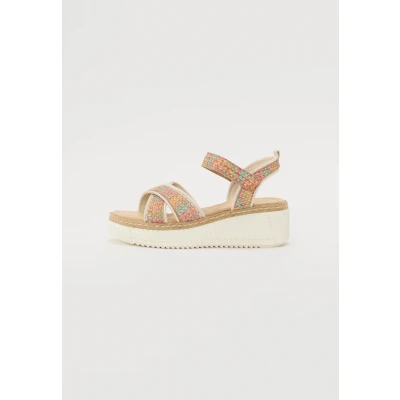 Imagen de TOM Tailor Sandalias de cuña, Mujer, Talla: 36, Orange/multi Zapatos