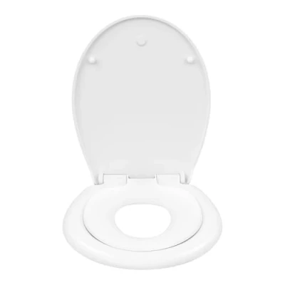 Imagen de WOLTU Tapa de WC Inodoro Asiento Bisagra Cierre Suave Instalar Rápida Antibacteriano