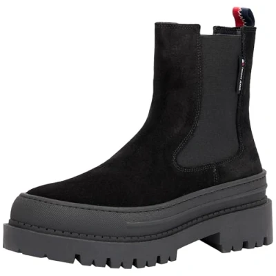 Imagen de Tommy Jeans Foxing Chelsea Botines con plataforma, Mujer, Talla: 40, Black Zapatos