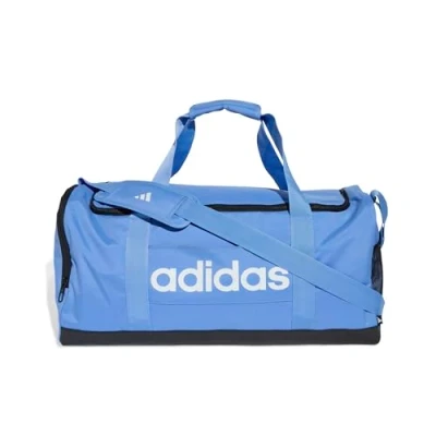 Imagen de adidas Unisex Adulto Essentials Linear Duffel Bag, Blue Fusion/Black/White, M