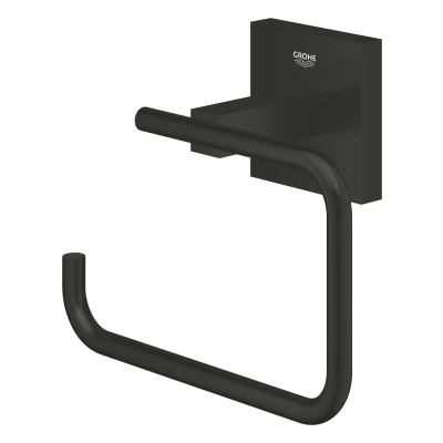 Imagen de GROHE Start Cube Quickfix Portarrollos de metal, Negro Mate 409782430