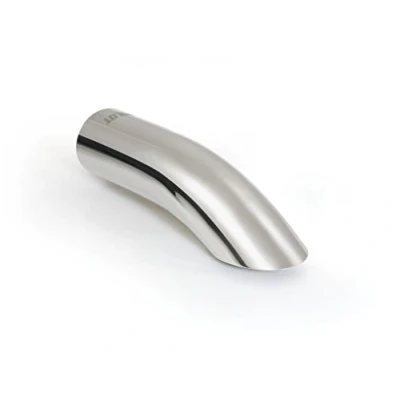 Imagen de Lampa 60120 T 6 Bent end Inserto para tubo de escape (acero inoxidable, 50 mm), color plateado