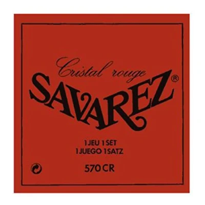 Imagen de Savarez Cuerdas para Guitarra Clásica Alliance Cristal 570CR Juego Tensión estandard rojo