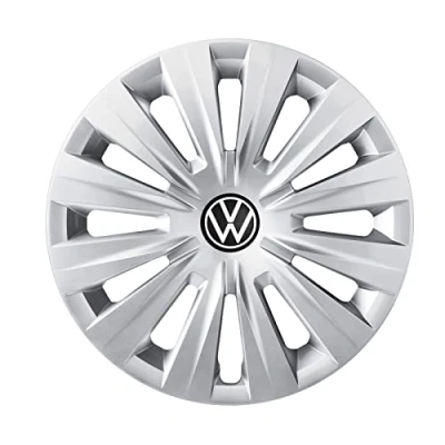 Imagen de Volkswagen 5H0071455UWP Tapacubos (4 Unidades), Color Plateado