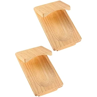 Imagen de 2 abrazaderas de madera para ostras, soporte abridor herramienta mariscos, encogimiento ostras