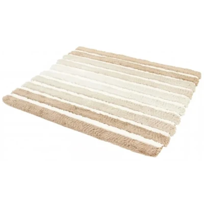 Imagen de Kleine Wolke Alfombra Textil Phoenix Taupe 60X60 224045271135, Poliéster, Marrón Topo, 1 cm