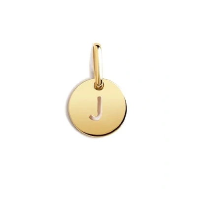Imagen de Singularu MINI Medallion Letter Colgante, Mujer, Talla: One Size, Letra j oro