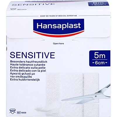 Imagen de Hansaplast Sensitive 5 m x 6 cm Pflaster, 1 pzas Esparadrapo