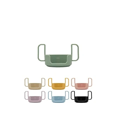 Imagen de design letters Asa para bebes y niños Vaso personal beber en tritan, (Verde) Sin BPA, BPS EA, Facilita que el niño beba del vaso, Apto lavavajillas, Ligero, 20 g