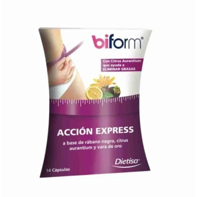 Imagen de Dielisa Biform Acción Express Complemento Alimenticio, 14 Cápsulas