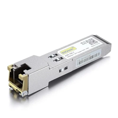 Imagen de 10Gtek® 1G SFP RJ45 Mini Gbic Módulo, 1000Base T Cobre Transceptor, Compatible para Cisco GLC T/SFP GE T, Meraki MA 1GB TX, Ubiquiti UF 1G, D Link, Supermicro, Netgear, TP etc