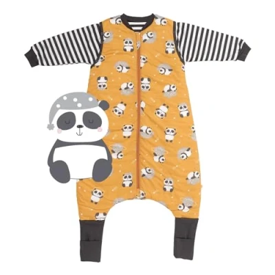 Imagen de Slumbersac Saco de dormir bebe con pies y mangas extraíbles para el verano 80 cm Panda 1.0 Tog piernas tamaño del cuerpo 90