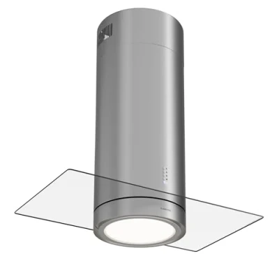 Imagen de Klarstein Campana Extractora Isla, Campanas Extractoras, Extractor de Cocina con Filtro Carbón Anti Grasa, Apto para Lavavajillas, Flujo Aire 544m3/h, 3 Modos, Bajo Consumo