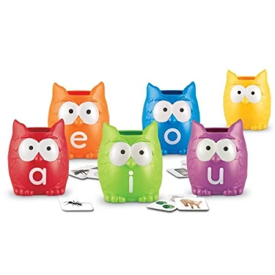 Imagen de Learning Resources Set de clasificación Vowel Owls
