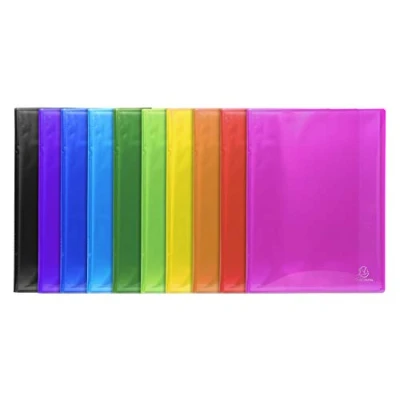 Imagen de Exacompta 85970E Lote de 8 carpetas 100 fundas, A4, multicolor