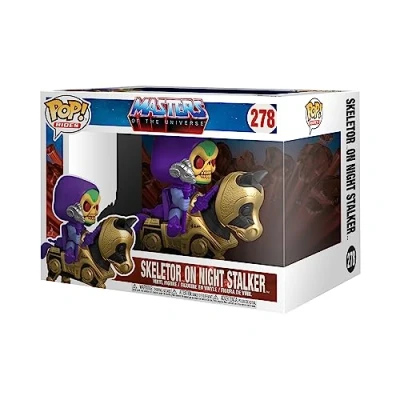 Imagen de Funko Pop! Rides: Masters of The Universe Skeletor with Night Stalker del Universo Figura de Vinilo Coleccionable Idea Regalo Mercancia Oficial Juguetes para Niños y Adultos