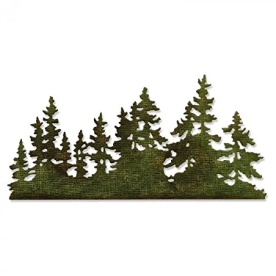 Imagen de Sizzix Thinlits Troquel Linea de arboles