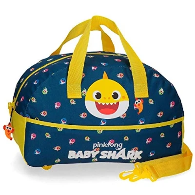 Imagen de BABY SHARK My Good Friend, Bolsa De Viaje 40cm Niños Unisex, Azul (Blue), 24x40x18 Cms