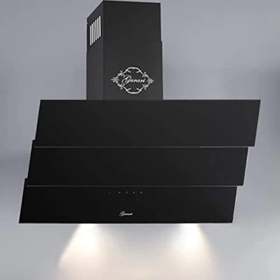 Imagen de Gurari 267 BL 6 PRIME Campana extractora de pared, 60 cm, lujo, fabricante Gurari, 3 velocidades, 1000 m3/h, LED, Hotte,Timer, Negro, Recirculación posible, ClearTouch Control
