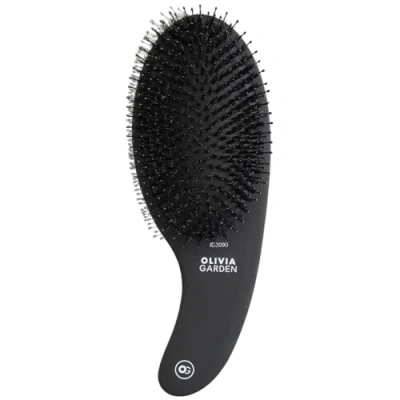 Imagen de Expert Care Curve Boar &amp; Nylon Bristles Matt Black
