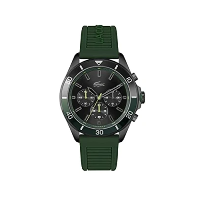 Imagen de Lacoste Reloj Cronógrafo de Cuarzo para hombre con Correa en silicona Verde 2011153