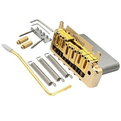 Imagen de Wilkinson WOV08 52,5mm Puente Tremolo 2 Puntos para Guitarra Eléctrica American Standard o Professional Fender Strat, Dorado
