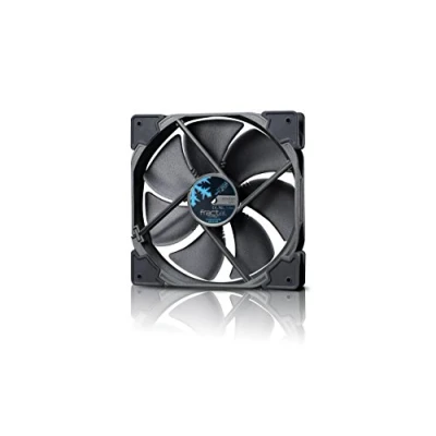 Imagen de Fractal Design Venturi HP,14 Negro, PWM, Carcasa del Ordenador Ventilador, Optimizado para una alta ventilación, FDB,Rodamientos, Puntales con forma aerodinámica 12v, 140 mm, Negro (Single)