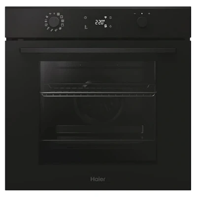 Imagen de Horno Haier ID Series 2 H6 ID2P5B3YTB, Multifunción, Pirolítico y por agua, 78 l, Wi Fi, 60 cm, Negro
