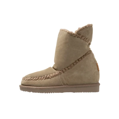 Imagen de GIOSEPPO Botines Taupe de Estilo Australiano con cuña Interna para Mujer 42114