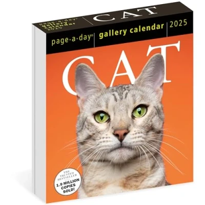 Imagen de Cat Page A Day® Gallery Calendar 2025: Delightful of Cats for Your Desktop