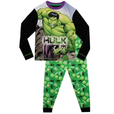 Imagen de Marvel Pijamas para Niños The Incredible Hulk Negro 7 8 Años