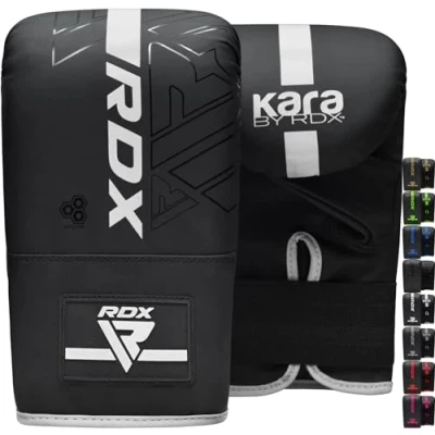 Imagen de RDX Guantes de Boxeo para Entrenamiento Puñetazos, Maya Hide Cuero Kara Mitones Saco Boxeo, Kick Boxing, Sparring, Muay Thai, Artes Marciales, MMA, Guantillas Combate Training, Manoplas