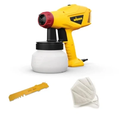 Imagen de WAGNER pulverizador de Pintura Wood&amp;Metal Sprayer W125 para Barnices y esmaltes Interiores Exteriores, 5m² 10 Min., depósito 600 ml, 350 W