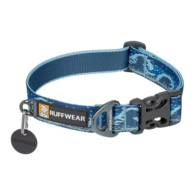 Imagen de RUFFWEAR Crag Dog Collar, Medium Collar with Aluminium V Ring, Adjustable Length Pet Comfortable Soft Premium Animal w. Lead Attachment 36 51cm, Canyon Oxbow