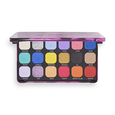 Imagen de Makeup Revolution Paleta de sombras ojos Forever Flawless Good Vibes Hype 18 19,8 g