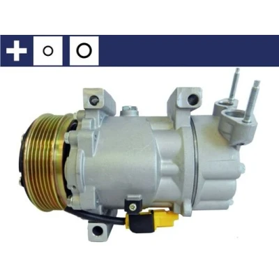 Imagen de MAHLE ORIGINAL ACP 384 000S Compresor de Aire Acondicionado SD6V12 12 PAG 46 R 134 a con junta anular MINI: Hatchback, Cabrio, Coupé