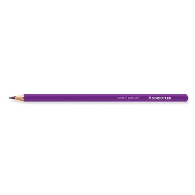 Imagen de STAEDTLER lápices de colores diseño Journey, color violeta, alta pigmentación, mina suave, madera procedente bosques certificados PEFC, forma hexagonal clásica, 6 en caja