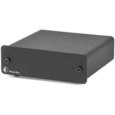 Imagen de Pro Ject Phono Box Previo de para cápsulas MM/MC básico, Conexión RCA. Color Negro