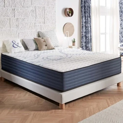 Imagen de Naturalex Colchón Viscoelástico 140x190 cm Altura 32 PerfectDream Espuma Ultra Transpirable MemoFeel V30 + Blue Látex Firme Máximo Comfort Hipoalergénico Reversible