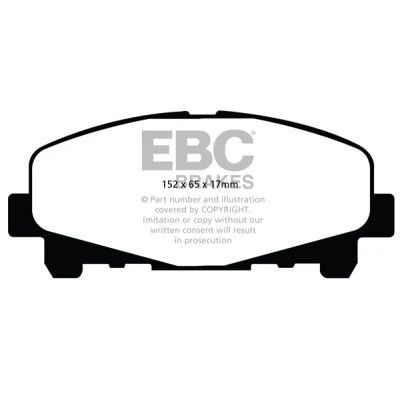 Imagen de EBC Brakes DP21999 Juego de pastillas freno Eje delantero HONDA: Accord 7 Limousine, 8, Tourer