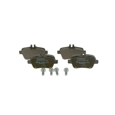 Imagen de BOSCH 0 986 494 664 Juego de pastillas freno Low Metallic Chapa antichirridos, con tornillos accesorios MERCEDES BENZ: GLA, CLA Coupé, Clase B
