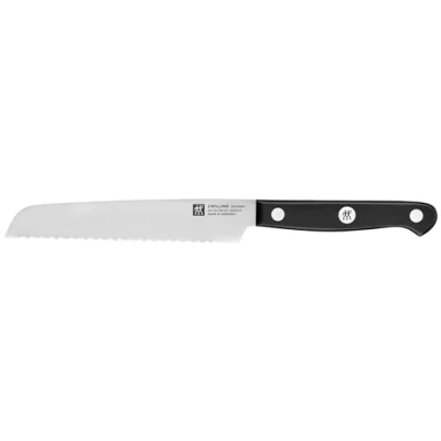 Imagen de ZWILLING Gourmet Cuchillo Multiusos, 13 cm, Acero Inoxidable Especial Anticorrosión, Mango Ergonómico Negro Made in Germany