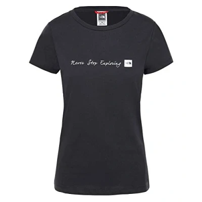 Imagen de THE NORTH FACE Never Stop Exploring Camiseta, Mujer, TNF Black/TNF White, XL
