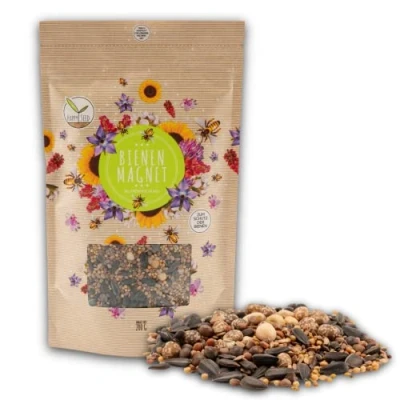 Imagen de 200 g de semillas flores prado para un pasto colorido abejas Mezcla silvestres, llamativas y ricas en néctar mariposas (guía electrónica GRATIS incluida)
