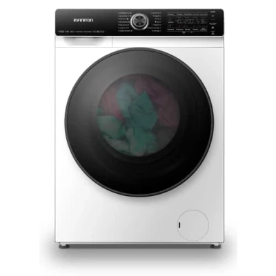 Imagen de INFINITON WM A102BA Lavadora, 10kg, Blanco, Inverter, Autodosificador de detergente y suavizante, Vapor Care, Add Clothing, 1400rpm, 14 Programas, Jet Wash