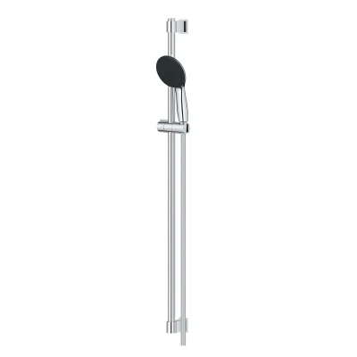Imagen de GROHE Vitalio Start 110 Conjunto de barra ducha (teleducha, 900 mm, flexo 1.750 2 tipos chorro, duradero), redondo, cromo, 26955001