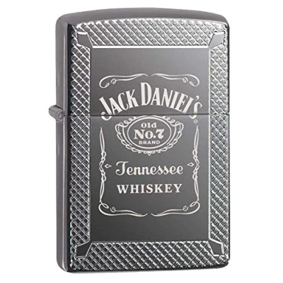 Imagen de Zippo Encendedor de Bolsillo, Metal, Etiqueta Whisky Hielo Negro, Talla única