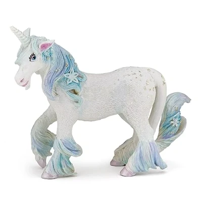Imagen de PAPO Toys 2039104 Figura Unicornio De Las Nieves (Plastico) Brave Figura, Color arcoíris (2039104)