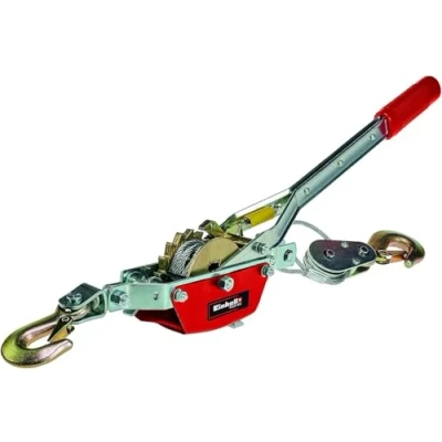 Imagen de Einhell tracción por cable con palanca manual TC LW 1000 (cable de alambre 2.2 m, fuerza máx. kg, incl. una polea desvío gancho carga y estribo seguridad)